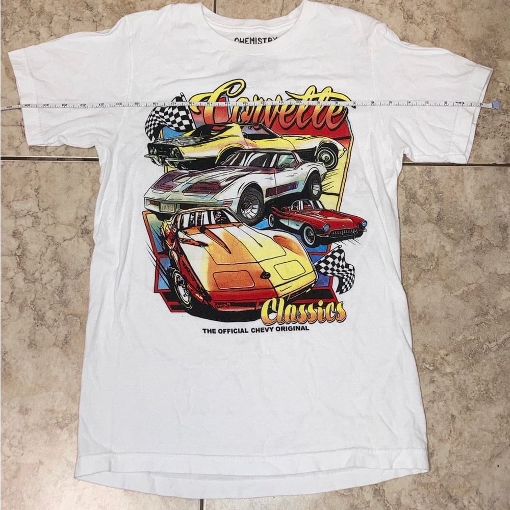 New SMALL CLASSICS CORVETTE GRAPHIC TEE SHIRT